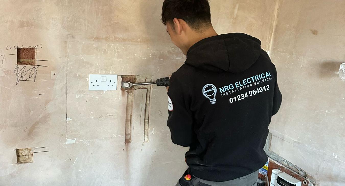 Kitchen refurbishment Newport Pagnell - NRG Electrical Installation Services