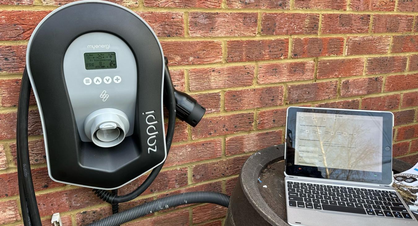 Zappi Ev charger install Ampthill - NRG Electrical Installation Services