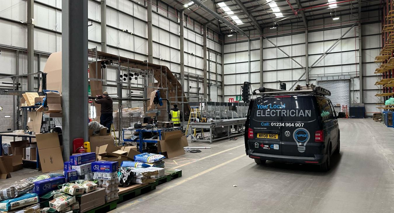 Industrial Socket Install in Bedford for Viovet - NRG Electrical Installation services