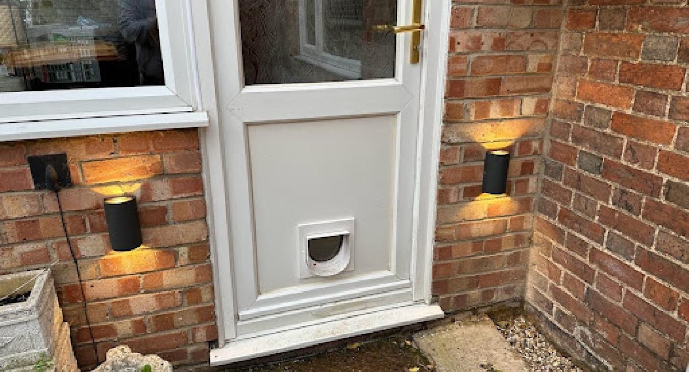 Outdoor lighting installed by NRG Electrical