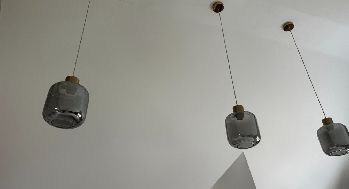 Pendant lights installed by NRG Electrical in Bedford