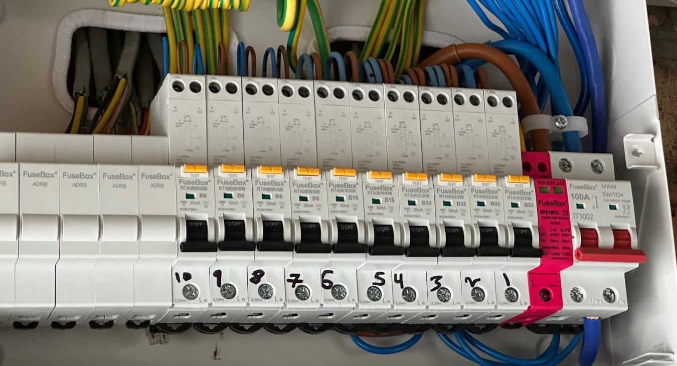 Consumer unit relocation Blunham