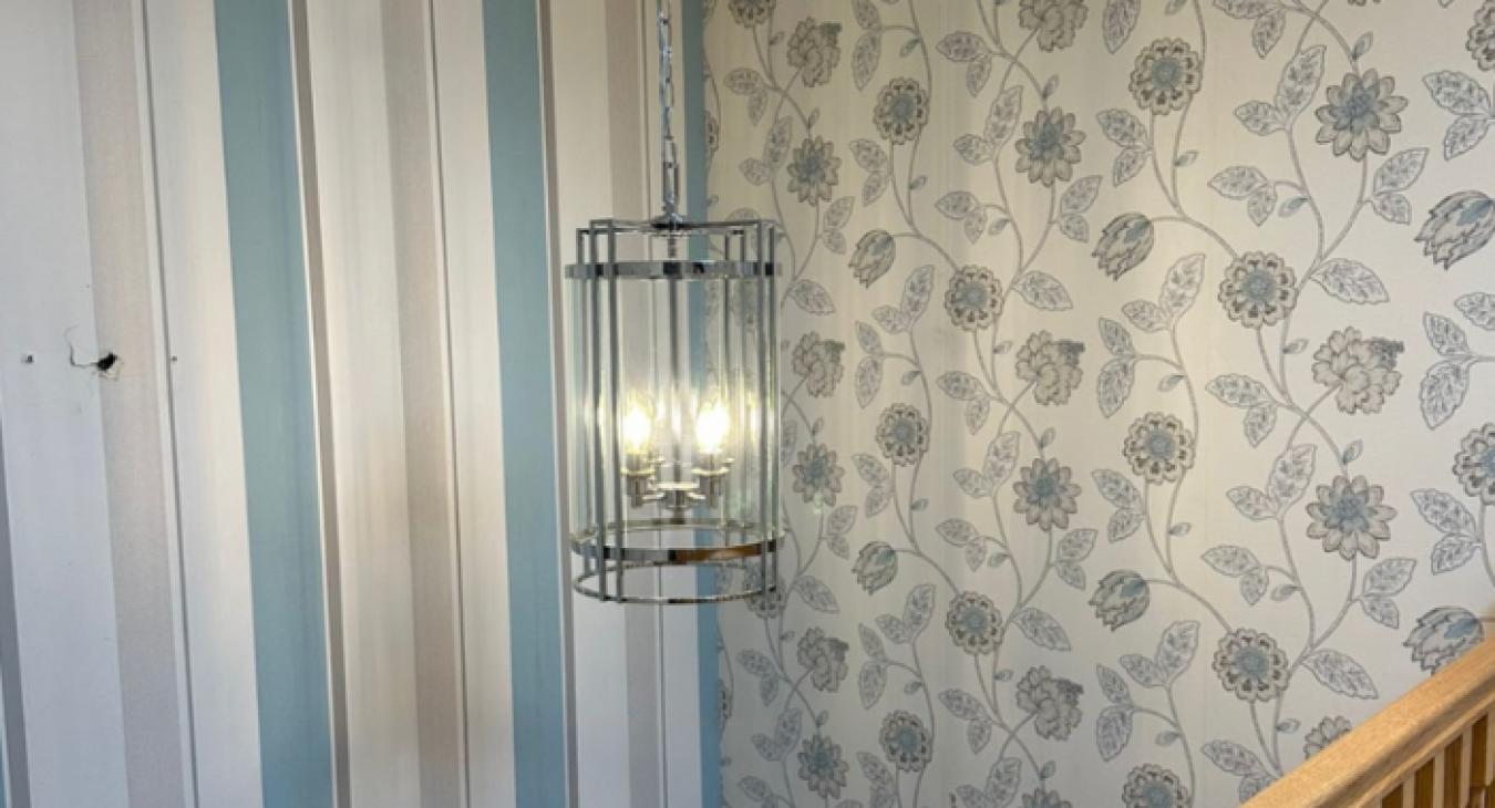 Downlight Installation in a High Stairwell Ceiling in Shefford