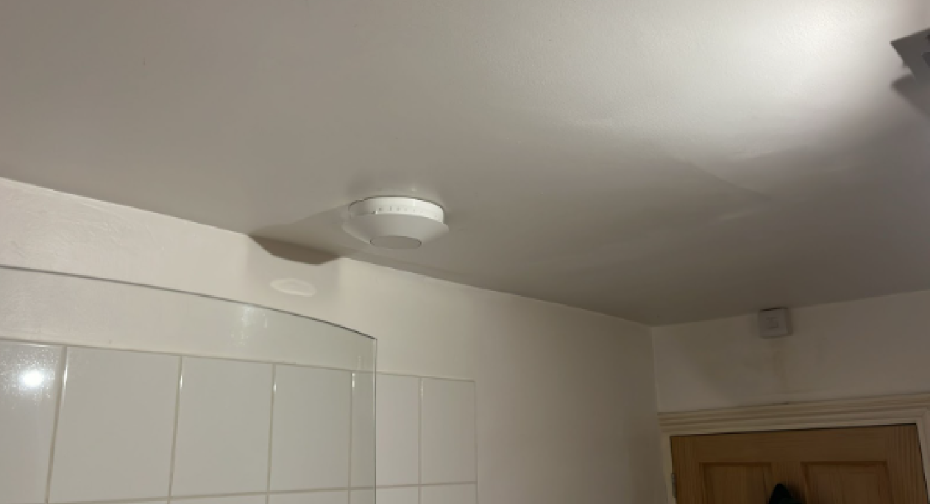 Ceiling-Mounted Extractor Fan Installation in Bedford