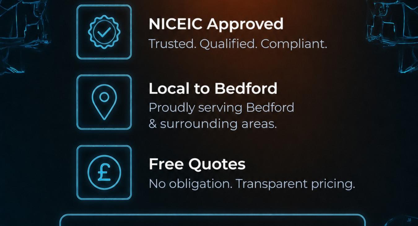 EICR in Bedford and Surrounding Areas – Professional Electrical Safety Checks by NRG Electrical 