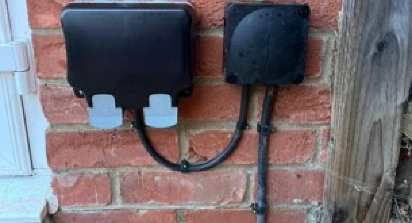 An External Double Socket Near the Back Door: A Practical Upgrade for a Wilstead Home
